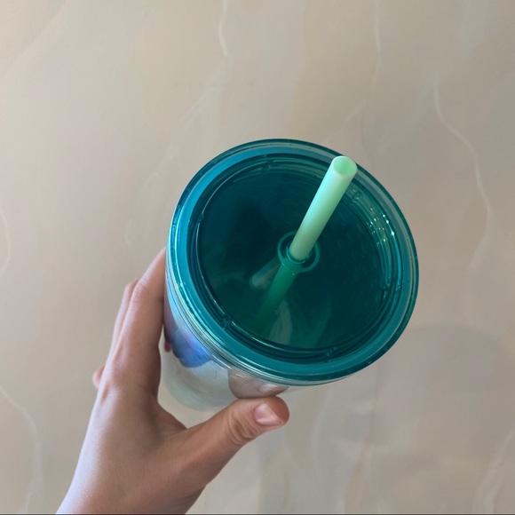 Starbucks Tumbler Bubble Iridescent Venti Mint NEW - Picture 5 of 5